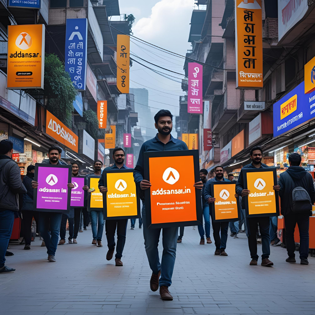 Human Billboard in Jaipur